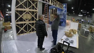 20x40 Trade Show Booth Install