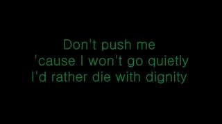 Bullet for my Valentine - Dignity (lyrics+HD)