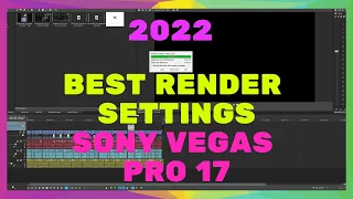 BEST RENDER SETTING SONY VEGAS PRO 17 2022 | AMD/NVIDIA