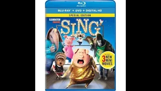 Sing 2017 Blu-ray menu walkthrough