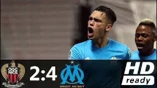 Nice VS Marseille 2-4 Résumé et Tous les Buts - HD