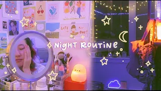 my cozy college night routine ♡