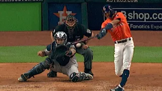 ALCS Gm1: Correa opens the scoring with an RBI single