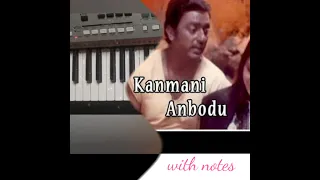 Kanmani Anbodu Kadhalan | Guna | Ilaiyaraaja | Kamal Haasan | S.Janaki | With keyboard notes