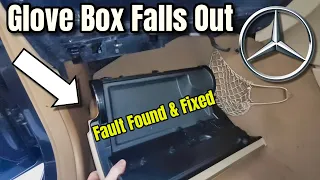 Mercedes C Class Glove Box Door Repair - Step By Step DIY Instructions