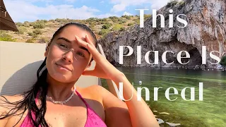 Best Restaurant In Athens + Day Trip To Lake Vouliagmeni || Female Solo Travel Vlog