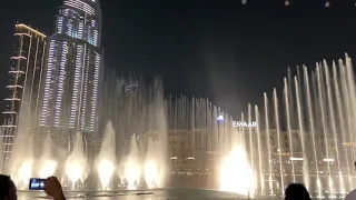 Dubai fountain 2021. Фонтан Дубай