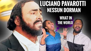 Our First Time Hearing | Luciano Pavarotti “ Nessun Dorman" OMG!! What Is This!!! #Reaction #Shorts