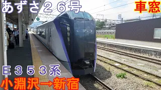 グリーンポイントの旅 あずさ２６号　Ｅ３５３　小淵沢→新宿 　車窓