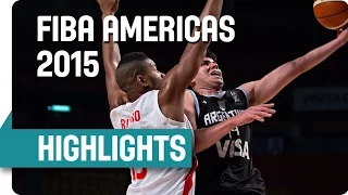 Argentina v Cuba - Game Highlights - Group B - 2015 FIBA Americas Championship