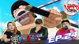 One Piece E24 Reaction and Discussion Hawk-Eye Mihawk! The Great Swordsman Zoro Falls at Sea!