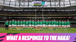 HAKA DROWNED OUT BY THE IRISH ☘️ | Autumn Nations Series 2021