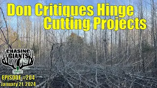 Ep. 204 - Hinge Cutting - Don Critiques Specific Projects