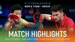 Highlights | Wong Chun Ting (HKG) vs Hunor Szocs (ROU) | MT Grps | #ITTFWorlds2022