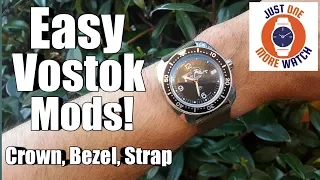 It's Makeover Week! New Crown, Bezel and Strap - Vostok Amphibia 710634
