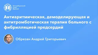 Профессор Обрезан А.Г.: Антиаритмическая, демоделирующая и антитромботическая терапия больного с ФП