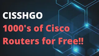 CISSHGO // Get 1000s of Routers for your Network Automation Lab and an introduction to Nornir