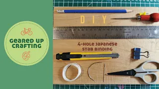 Japanese 4 hole stab binding tutorial