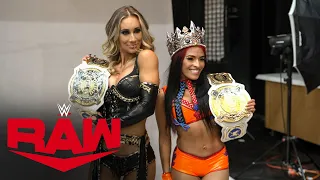 Queen Zelina and Carmella revel in their championship victory: Raw Exclusive, Nov. 22, 2021