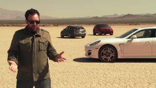 Desert Shootout! 2011 Cadillac CTS-V vs 2011 Porsche Panamera Turbo vs 2011 BMW X6 M