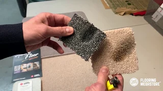 Wool VS Polypropylene Burn Test | Flooring Megastore