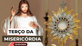 TERÇO DA DIVINA MISERICÓRDIA AO VIVO DE HOJE - 16/05/2024 | ADOREMOS JESUS NA SANTA EUCARISTIA