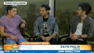 Niall, Louis and Zayn's interview with Today AUS