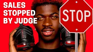 Nike gets restraining order against Lil NasX "Satan Shoes," blocking all sales #satanshoes #breaking