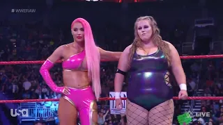 26TH July Raw Natalya & Tamina Entrance