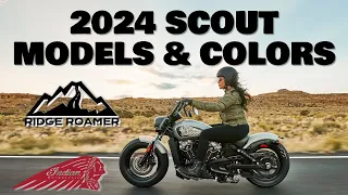 2024 Indian Scout Motorcycles Released! Models and Colors Picture Overview - Sixty Bobber Rogue
