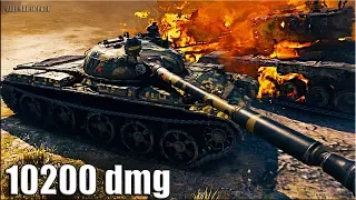 Т-62А вот КАК ИГРАТЬ НА СТ 🌟 10200 dmg 🌟 World of Tanks лучший бой на ст СССР 10 уровня