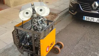 Wall e project in the street