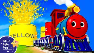 Color Train Song! Red Green Blue! | Little Baby Bum - Nursery Rhymes for Kids | Baby Song 123