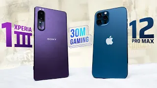 Xperia 1 III vs. iPhone 12 Pro Max 🔵 30M Gaming S3 #20 - Smartphone KHÔNG DÙNG ĐỂ CHƠI GAME?!