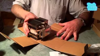 Noctua NH-D9L kicsomagolás unboxing