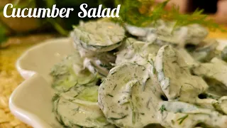 everyone loves simple and cheap recipe ! Recipe for a cucumber salad