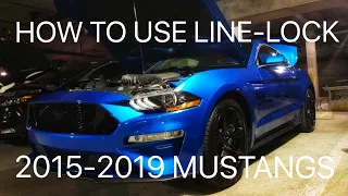 How To Use Line Lock In a 2015-2019 Ford Mustang