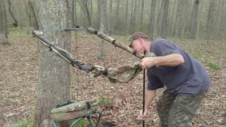 Versatile ground blind good for hillsides