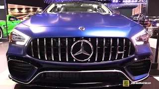 2019 Mercedes AMG GT 63 S 4-door Coupe - Exterior Interior Walkaround - 2019 NY Auto Show