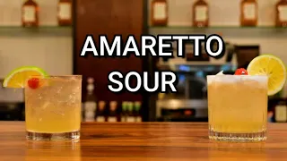 How To Make An Amaretto Sour - Two Versions