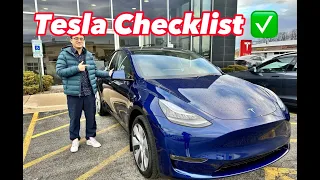 Ultimate 2023 Tesla [S/3/X/Y] Delivery Day Checklist