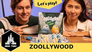 Играем в Zoollywood! Семейная дуэль с пингвинами.