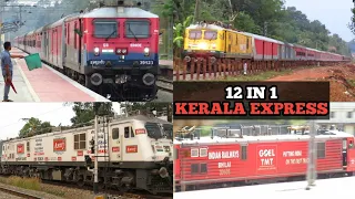 Kerala Express | Thiruvananthapuram - New Delhi | with colourful locomotives of Indian Railways