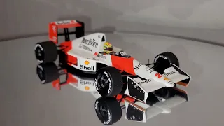 Ayrton Senna - 1990 McLaren Honda MP4/5B Elevated Nose Test (Monza, Italy) Diecast 1/43