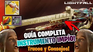 *GUÍA* COMPLETA "INSTRUMENTO IMPÍO"! Destiny 2 Lightfall