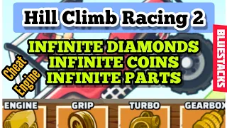 Hill Climb Racing 2 - Cheat Engine BlueStacks Infinite Diamonds