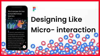 Building Like Micro interaction using Figma