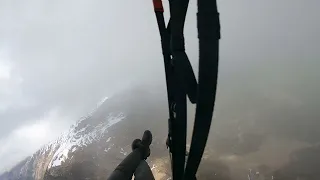Sucked by a cloud paragliding in Greifenburg