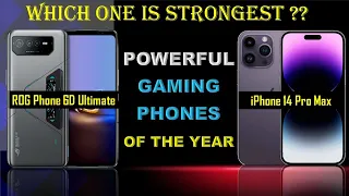 Asus ROG Phone 6D ultimate vs Iphone 14 pro Max || which one is strongest?