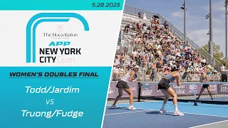 The 2023 Boca Raton APP New York City Open I Women's Pro Doubles Final I Fudge, Truong, Jardim, Todd